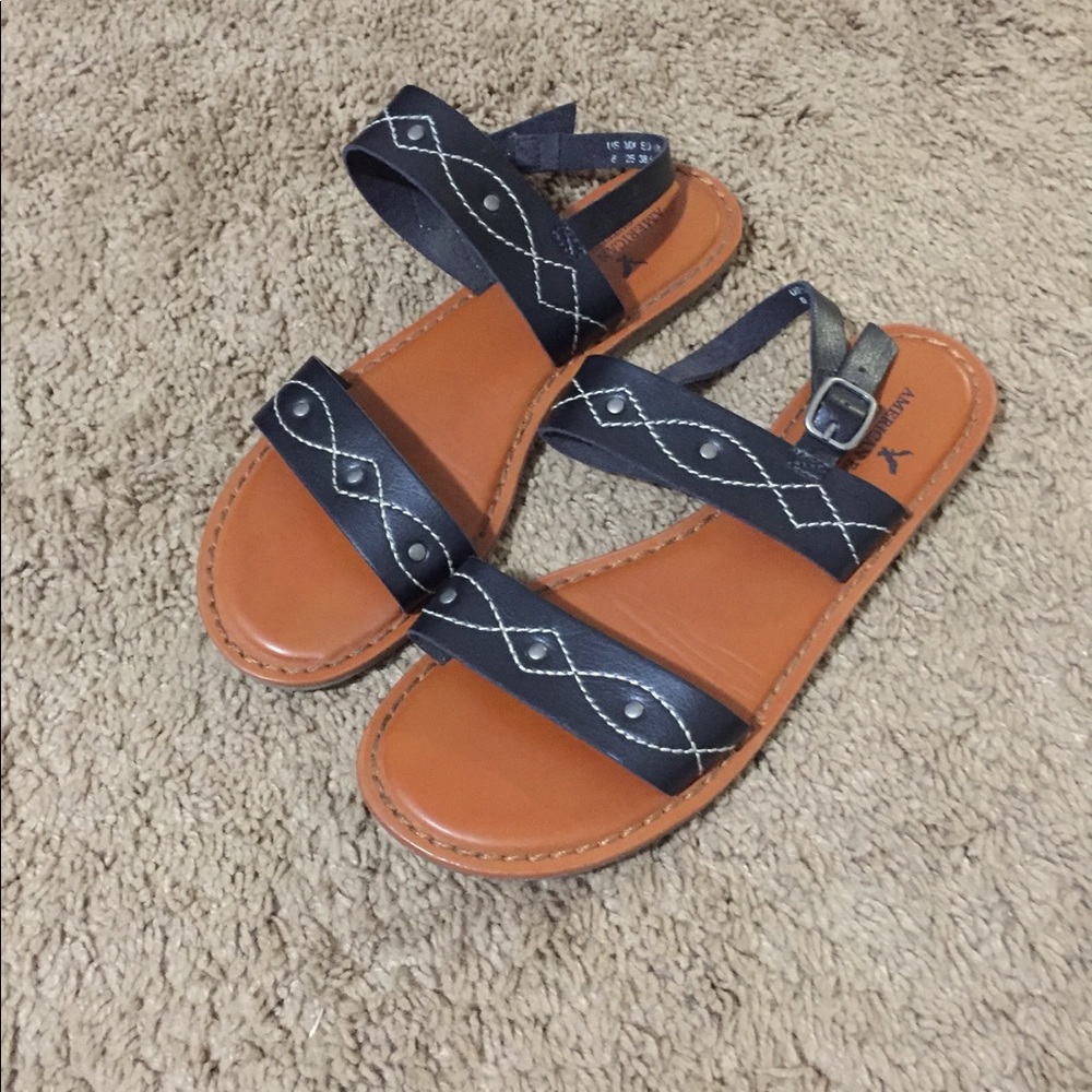 Embroidered Sandals
